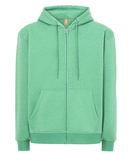 Bluza damska na zamek z kapturem - Organic