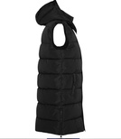 Damska wodoodporna kamizelka z odpinanym kapturem na zamek