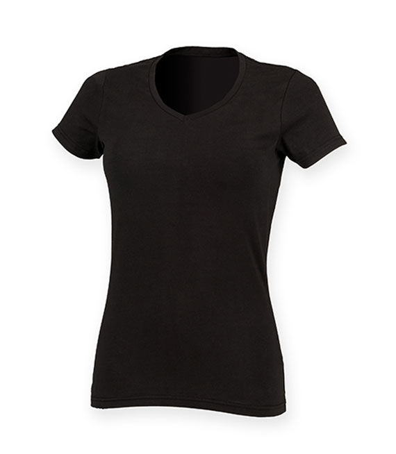 Damska koszulka Stretch V-Neck