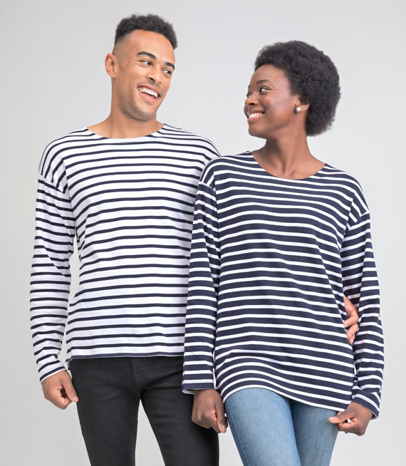 Koszulka Unisex z długim rękawem   Breton Top